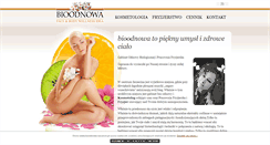 Desktop Screenshot of bioodnowa-szczecin.pl