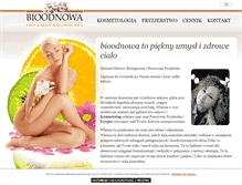 Tablet Screenshot of bioodnowa-szczecin.pl